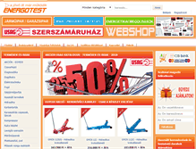 Tablet Screenshot of energoshop.hu